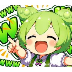 Zundamon's Zunzun Stamp