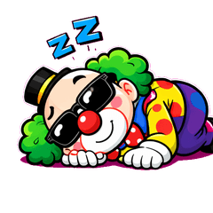 グラサン決めたピエロ @SFW