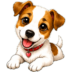 Jack the Playful Puppy Daily Stickers