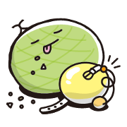 Melonchu basic sticker set