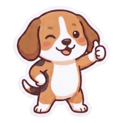 B-chan the Beagle (for daily use)