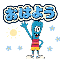 Henteko Friends A Family Stickers
