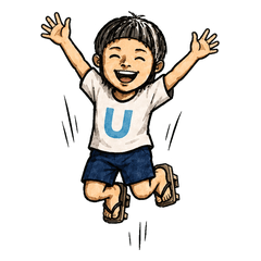 Gekiga Kid U:Everyday Stickers