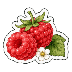Kawaii Berry Stickers