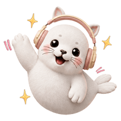 Oong Oong the Cute Cat-Eared Baby Seal