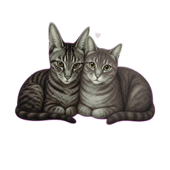 Two Cats Together