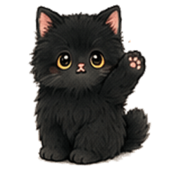 Black Cat Stickers for Everyday