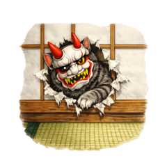 Sticker onigawara