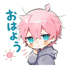 Lazy Hoodie Guy Morning Stickers