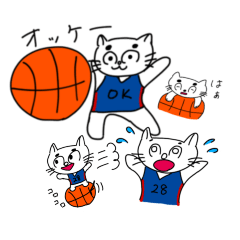 basketball cat in japan ver.2