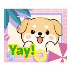 Moving cute animal stamps
