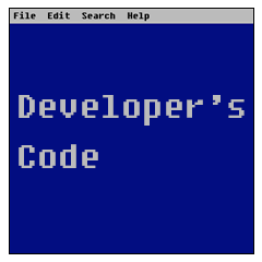 Developer's code : ver. BBS