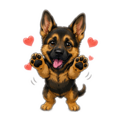 Shepherd puppy dog