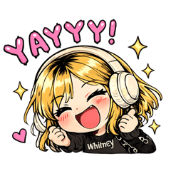 Headphone music girl