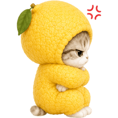 Tabby Cat Lemon (No Text)
