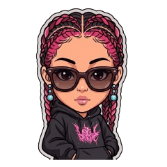 Black B-girl type Strawberry
