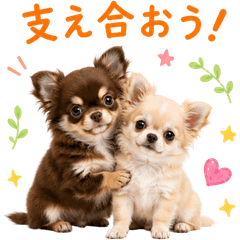 Chihuahua Disaster Support Stickers