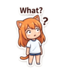 Orange Hair Chibi Girl: Daily Routine