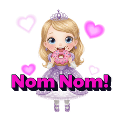 Playful Princess Stickers
