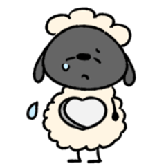 Sheep feeling sad