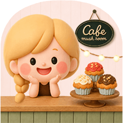 3D Girly: Cafe Time
