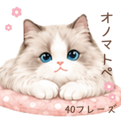 Super Handy Onomatopoeia Fluffy Ragdoll