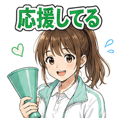 Club Manager Girl Care Stickers