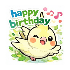 Cute Cockatiel Mix Stickers