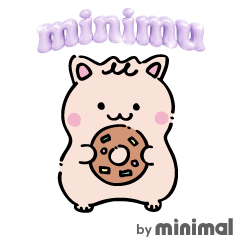 Minimal's mascot character, "Minimu"