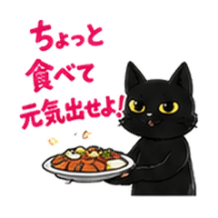 Thoughtful Black Cat