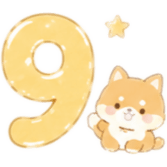 Adorable animal number stickers vol.2