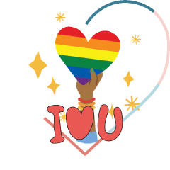 Cute Heart Greeting Logos