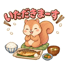 Risu no Chappy Gourmet Sticker
