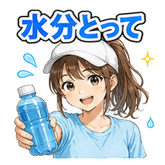 Natsu Heat Care Voice Stickers