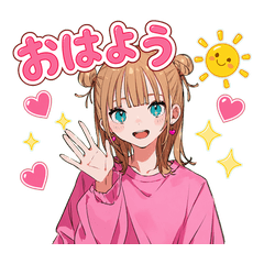 Strong Gal's Cute Daily Stickers