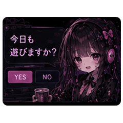 Ura-chan behind screen: Gamer Life