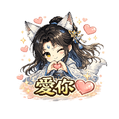 狐影青璃｜古風萌狐