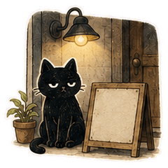 Closed for Today: Black Cat/en