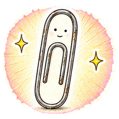 Barely Holding Paperclip/en