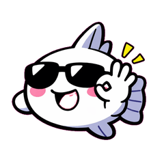 遇到危機也在漂的墨鏡翻車魚 @SFW