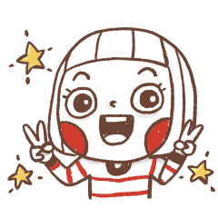 大頭兒 開心動動蠟筆貼