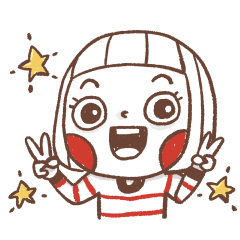 大頭兒 開心動動蠟筆貼