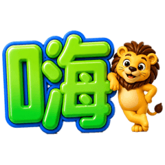 奶油獅 日常好用大字
