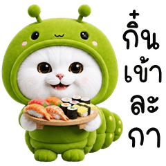 Caterpillar Kitty (Kum-muang)