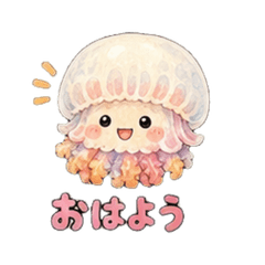 Cabbage head jelly_fluffy stamp JU9