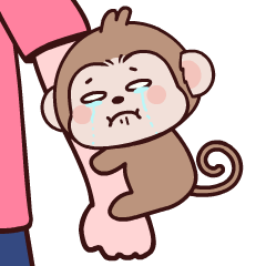 Brown Monkey 2 : Animated Stickers