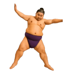 Dancing Yariraffy Sumo Wrestler