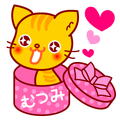 Cats talk Sticker for Mutsumi