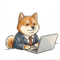 Overworked Shiba Inu "Shokichi"