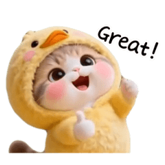 Chick Costume Kitty : Great!